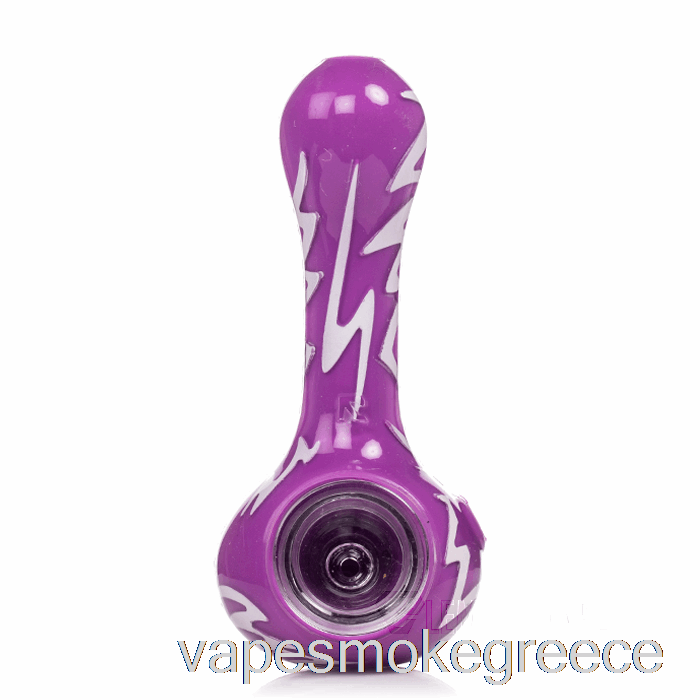 Vape Greece Eyce Oraflex Switchback κουτάλι σιλικόνης μωβ / λευκό